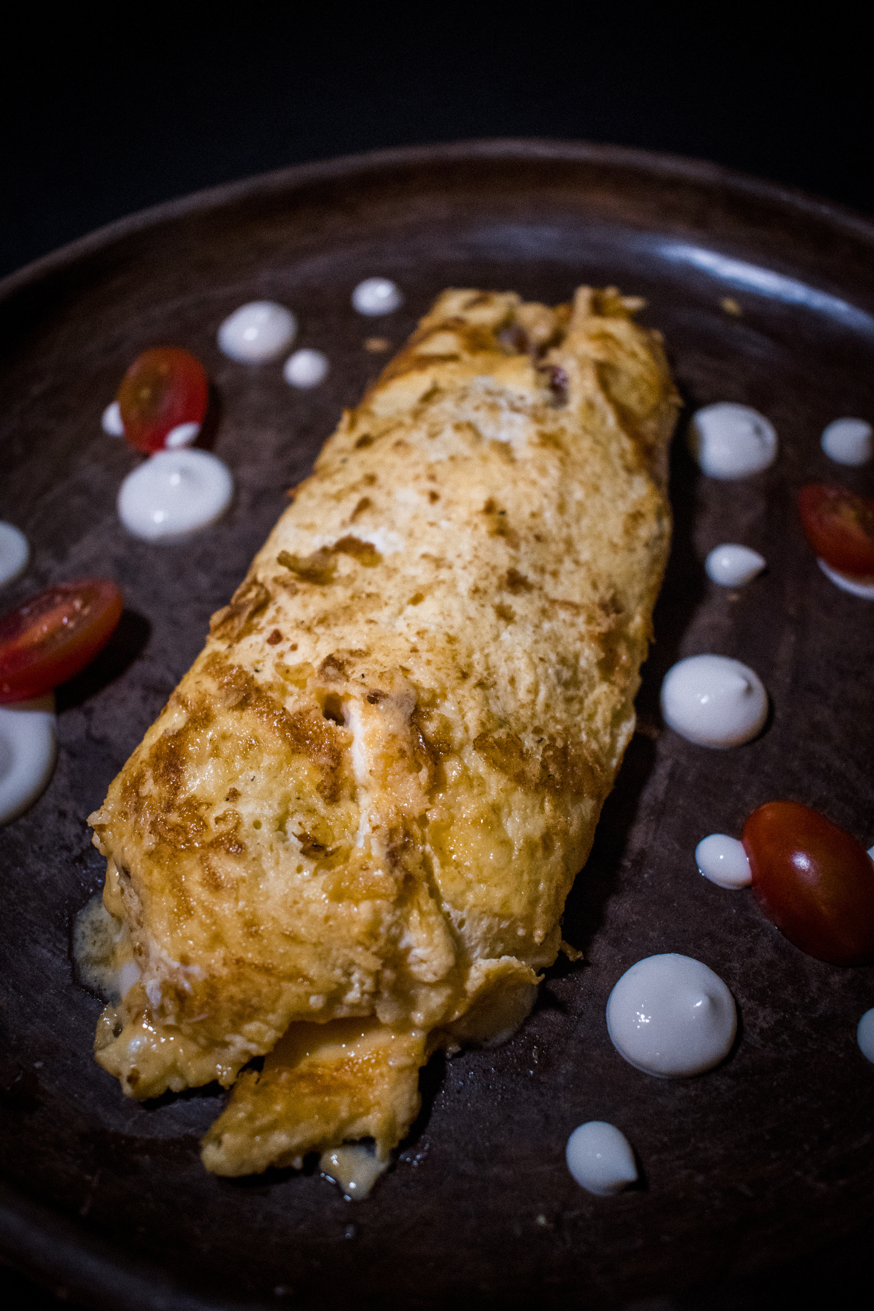 TORTILLA RELLENA DE CHERNA O CHISTORRA